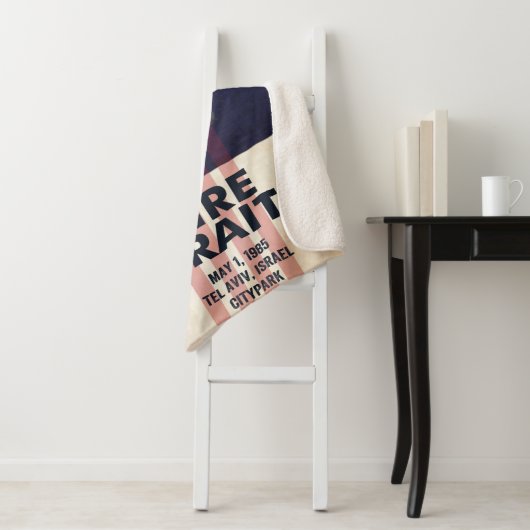 Dire Straits Tour Poster Blanket Sherpa Deken (In situ)