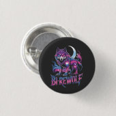 Dire Wolf Birewolf Biseksueel LGBT Ronde Button 3,2 Cm (Voorkant /achterkant)