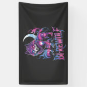 Dire Wolf Birewolf Biseksueel LGBT Spandoek (Verticaal)