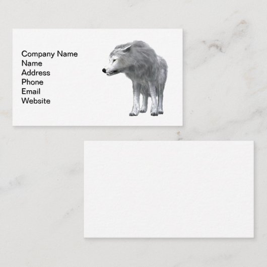 Dire Wolf Pack Leader Visitekaartje (Voorkant / Achterkant)