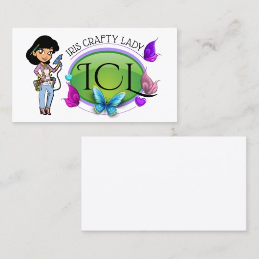 Direct aan Klant Elegant Craft Visitekaartje 2 Contactkaartje (Voorkant / Achterkant)