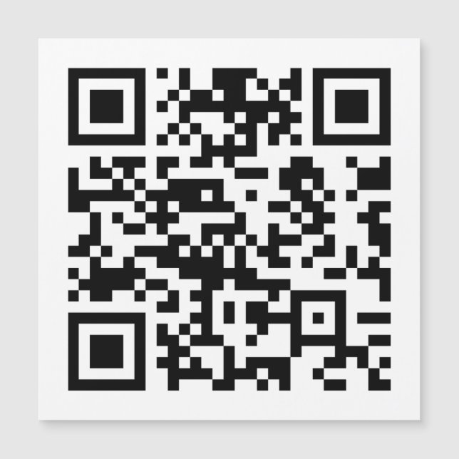 Direct aangemaakte QR-code (door uw URL in te voer (Voorkant)