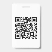 Direct aangemaakte QR-code (door uw URL in te voer Badge (Voorzijde)