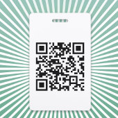 Direct aangemaakte QR-code (door uw URL in te voer Badge