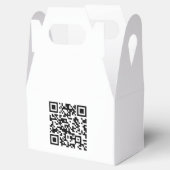 Direct aangemaakte QR-code (door uw URL in te voer Bedankdoosjes (Geopend)