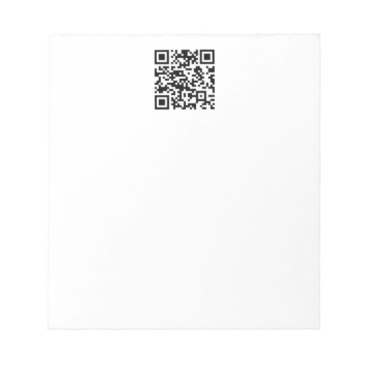 Direct aangemaakte QR-code (door uw URL in te voer Notitieblok (Voorkant)