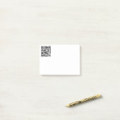 Direct aangemaakte QR-code (door uw URL in te voer Post-it® Notes (Op bureau)