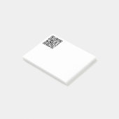 Direct aangemaakte QR-code (door uw URL in te voer Post-it® Notes (Schuin)