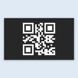 Direct aangemaakte QR-code (door uw URL in te voer Rechthoekige Sticker