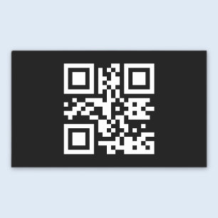 Direct aangemaakte QR-code (door uw URL in te voer Rechthoekige Sticker