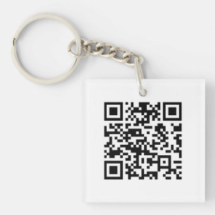 Direct aangemaakte QR-code (door uw URL in te voer Sleutelhanger