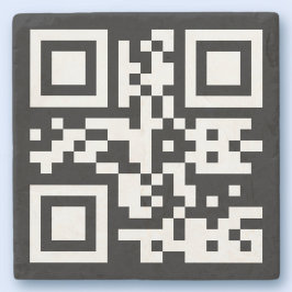 Direct aangemaakte QR-code (door uw URL in te voer Stenen Onderzetter