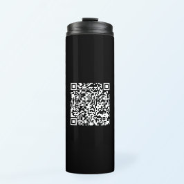 Direct aangemaakte QR-code (door uw URL in te voer Thermosbeker