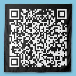 Direct aangemaakte QR-code (door uw URL in te voer Wandkleed