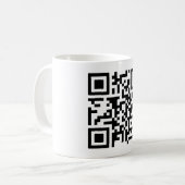 Direct Access QR-code voor FZ AURA Online Store Koffiemok (Voorkant links)