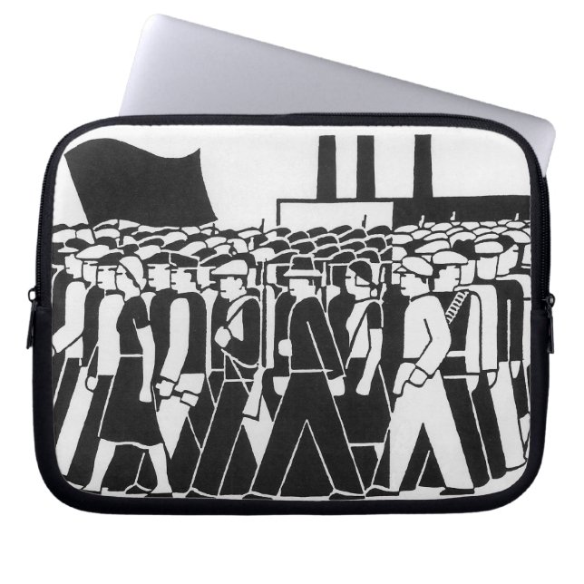 Direct-action laptopcomputer sleept laptop sleeve (Voorkant)