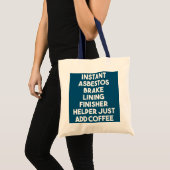 Direct asbest Rembolische afwerkapparaat Helper to Tote Bag (Voorkant (product))
