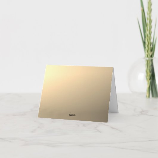 Direct bewerkbare QR-code Sjabloon | Faux Gold (Achterkant)