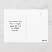 Direct bewerkbare QR-code Sjabloon | Faux Gold Briefkaart (Achterkant)