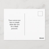 Direct Bewerkbare QR-code Sjabloon | Nep Goud Briefkaart (Achterkant)