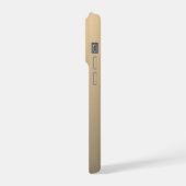 Direct Bewerkbare QR-code Sjabloon | Nep Goud iPhone Hoesje (Linkerkant)