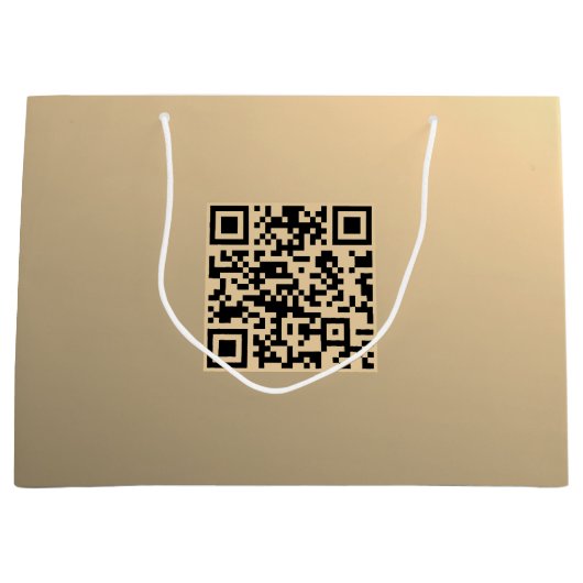 Direct Bewerkbare QR-code Sjabloon | Nepgoud Groot Cadeauzakje (Voorkant)
