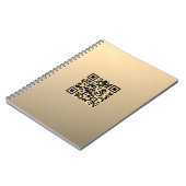 Direct Bewerkbare QR-code sjabloon | Nepgoud Notitieboek (Linkerzijde)