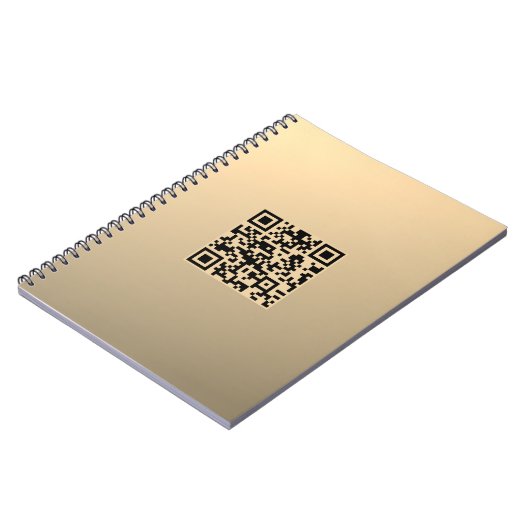 Direct Bewerkbare QR-code sjabloon | Nepgoud Notitieboek (Linkerzijde)