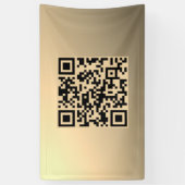 Direct Bewerkbare QR-code sjabloon | Nepgoud Spandoek (Verticaal)