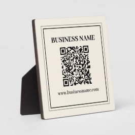 Direct Creëer een scanbare QR-code voor bedrijven Fotoplaat