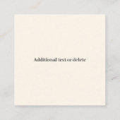 Direct Creëer een scanbare QR-code voor bedrijven Informatiekaartje (Achterkant)