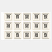 Direct Creëer een scanbare QR-code voor bedrijven Labels (Vel)