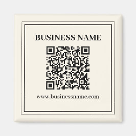 Direct Creëer een scanbare QR-code voor bedrijven Magneet