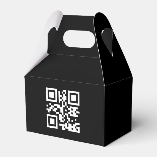 Direct Creëer QR-code (door uw URL in te voeren) Bedankdoosjes (Achterkant)