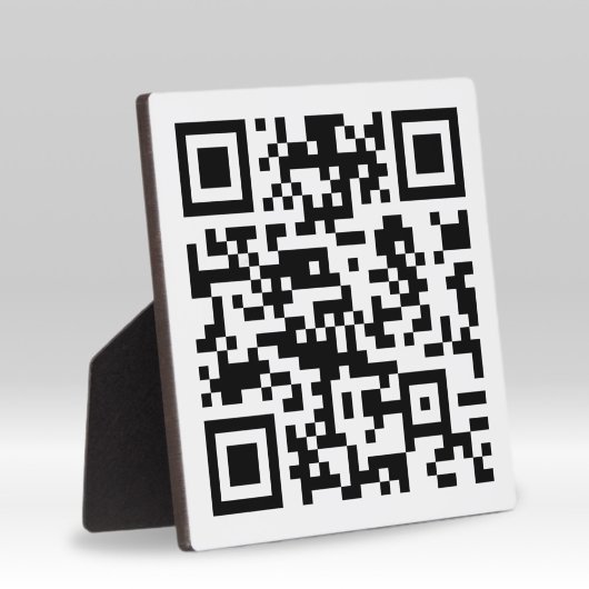 Direct Creëer QR-code (door uw URL in te voeren) Fotoplaat