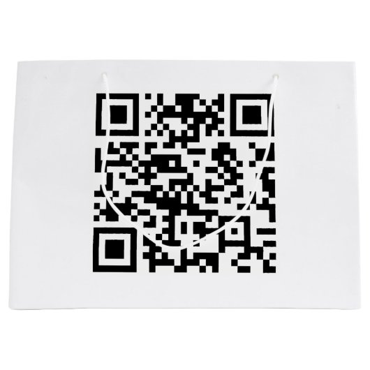 Direct Creëer QR-code (door uw URL in te voeren) Groot Cadeauzakje (Voorkant)