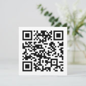 Direct Creëer QR-code (door uw URL in te voeren) Kaart (Staand voorkant)