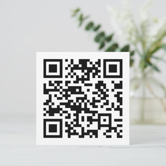 Direct Creëer QR-code (door uw URL in te voeren) Kaart (Staand voorkant)
