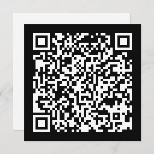 Direct Creëer QR-code (door uw URL in te voeren) Kaart (Voorkant / Achterkant)