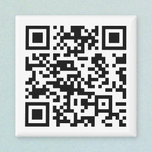 Direct Creëer QR-code (door uw URL in te voeren) Magneet