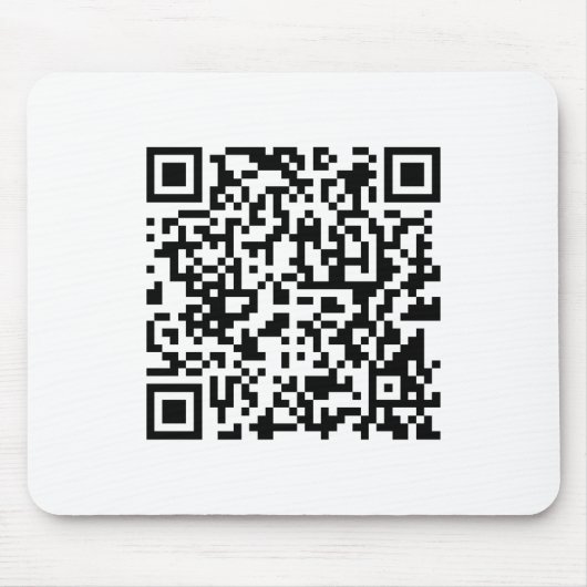 Direct Creëer QR-code (door uw URL in te voeren) Muismat (Voorkant)