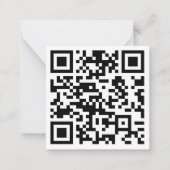 Direct Creëer QR-code (door uw URL in te voeren) Notitiekaartje (Voorkant)