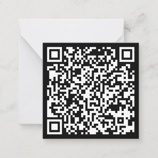 Direct Creëer QR-code (door uw URL in te voeren) Notitiekaartje (Voorkant)