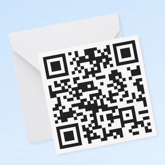 Direct Creëer QR-code (door uw URL in te voeren) Notitiekaartje