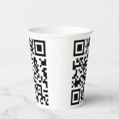 Direct Creëer QR-code (door uw URL in te voeren) Papieren Bekers (Rechts)