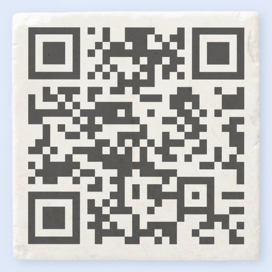 Direct Creëer QR-code (door uw URL in te voeren) Stenen Onderzetter