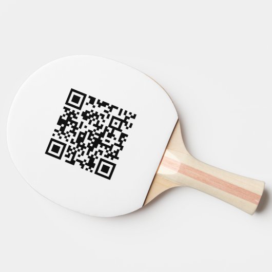 Direct Creëer QR-code (door uw URL in te voeren) Tafeltennisbatje (Zijkant)
