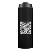 Direct Creëer QR-code (door uw URL in te voeren) Thermosbeker (Voorkant)