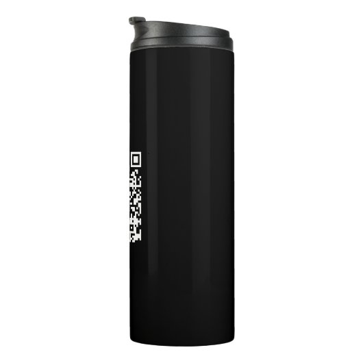 Direct Creëer QR-code (door uw URL in te voeren) Thermosbeker (Geroteerd rechts)