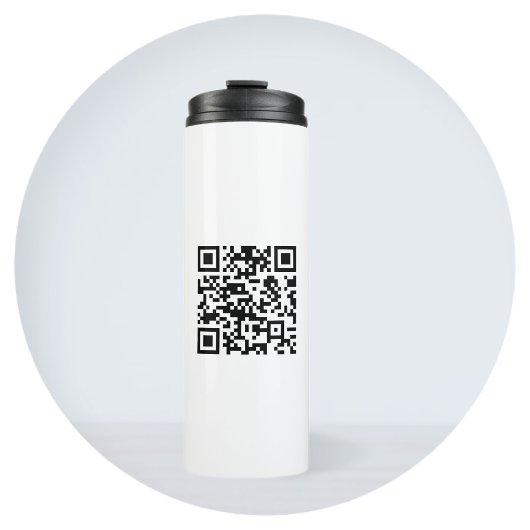 Direct Creëer QR-code (door uw URL in te voeren) Thermosbeker